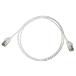 Ultra SLIM 10m CAT6 Network Cable -Thin 2.8mm Ethernet Cable Shorter RJ45 White