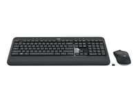 Logitech MK540 Advanced - Ensemble clavier et souris - sans fil - 2.4 GHz - Arabe - gris foncé