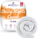 Slumberdown Chilly Nights Double Duvet - 15 Tog Extra Warm & Thick Heavyweight -