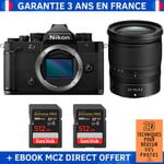 Nikon Zf + Z 24-70mm f/4 S + 2 SanDisk 512GB Extreme PRO UHS-II SDXC 300 MB/s + Ebook '20 Techniques pour Réussir vos Photos' - Appareil Photo Hybride