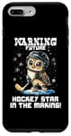 Coque pour iPhone 7 Plus/8 Plus Warning future hockey star in the making