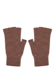 Celtic & Co. Super Soft Pure Wool Fingerless Gloves, Ember