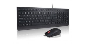 Lenovo Essential Wired Combo - tastatur- og mussett - Russisk Inn-enhet