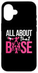 Coque pour iPhone 16 Cheerleading Funny All About That Base Cheer Leader Girls