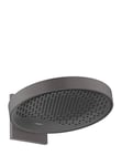 hansgrohe Rainfinity Shower Head 360 mm Round 1 Jet Type Wall Mounted Brushed Black Chrome