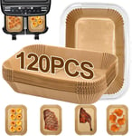 MOFELON 120Pcs Air Fryer Liners for Ninja Dual Air Fryer,Disposable Air Fryer Pa