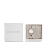 Set med klocka och armband Michael Kors Lexington MK4817SET Vit