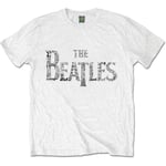 The Beatles Men's Drop T Tickets Short Sleeve T-Shirt, White, XX-Large