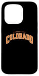 Coque pour iPhone 15 Pro Orange Propriété du Colorado