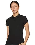 adidas Club Polo Shirt, Women, Womens, Polo, FQ3734, Black/Matte Silver, L