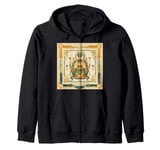 Jade Emperor Ancient Dragon Chinese Mythology Zip Hoodie