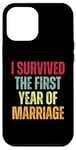 iPhone 15 Plus 1st Year Wedding Anniversary Funny Case