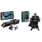 LEGO DC 76224 La Batmobile : Poursuite Entre Batman et Le Joker, Jouet de Voiture Batmobile, avec Figurines & 76259 DC La Figurine de Batman, Jouet de Construction et Décoration Super-héros avec Cape