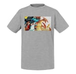 T-Shirt Enfant Pokemon Dracofeu Charizard Peinture Fan Art
