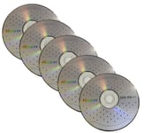 5 x Memorex DVD-RW Disc ReWritable Blank Discs in Sleeve x4 Speed  4.7GB 120min