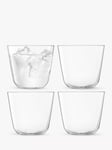 LSA International Arc Stackable Glass Tumber, Set of 4, 260ml, Clear