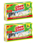 6 X Elbow Grease Magic Eraser Pad Removes Marks Stains Walls Appliances