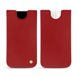 Pochette cuir Apple iPhone 13 - Pochette - Rouge - Cuir lisse - Neuf