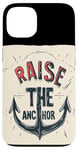 Coque pour iPhone 13 Superbe costume de discours pour marin Raise the Anchor