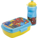 Madkasse med Vandbeholder Spider-Man CZ11279 380 ml 17 cm Plastik