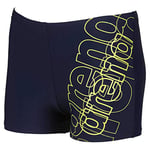 arena Short de Bain Garçons Spotlight Junior, Maillot de Plage et de Piscine, Boxer en Tissu MaxFit, Résistant au Chlore et au Sel, Protection UV50