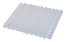 Amtech S1870 Set of Clear Glue Gun Sticks for Hot Melt Crafting, Decorating and Bonding, 12 Pieces, 11mm x 100mm