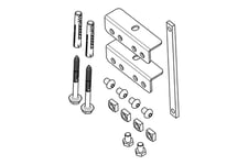 Vogel's Connect-It PFA 9126 PFB 34XX monteringssæt - for LCD display - sort
