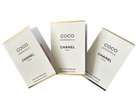 Coco Mademoiselle 3x 1.5ml Eau De Parfum Mini Spray Vial Travel New (4.5ml)