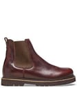 Birkenstock Men's Highwood Leather Chelsea Boot - Brown, Brown, Size 9.5, Men