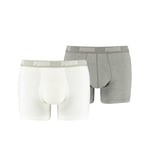 Puma 2P Basic Boxer Blå/Grå bomull Large Herre