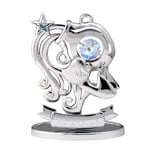 Crystocraft Aquarius Zodiac Sign Statue | Star Sign | Swarovski Crystals | 8.5cm