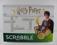 SCRABBLE HARRY POTTER EDITION FAMILY BOARD GAME OPENED BOX NEVER USED