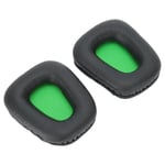 Oreillette de casque 2 pièces casque oreillette mousse couverture coussin vert et noir remplacement pour Razer Electra 7.1 /