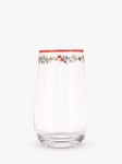 Cath Kidston Feels Like Home Glass Highball, 550ml, Clear/Multi