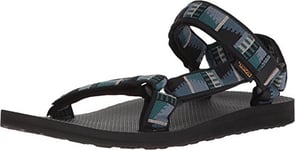 Teva Men's Original Universal Sports and Outdoor Lifestyle Sandal, Blue (Peaks Black), 13 UK (48.5 EU)