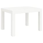 Table de jardin,table d'extérieur blanc 59x47x40 cm PP 4074087 FrenchDays