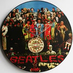 The Beatles - Sgt Pepper's Lonely Hearts Club Band Album Art - 12" LP Vinyl Record Handmade Wall Clock