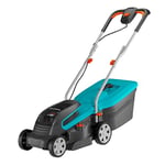 Gardena Battery Lawnmower PowerMax 32/36V P4A Without Battery: Lawnmower for lawns up to 200 m², 32 cm Cutting Width, 30 l Collector Volume, Cutting Height 20–60 mm, Cut and Collect System (14621-55)