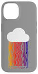 iPhone 14 Cloud with Rainbow Rain Code Wave Case