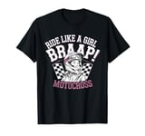 Funny Dirt Bike Art For Boys Girls Motocross Dirt Bike Rider T-Shirt