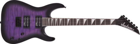 Jackson JS Series Dinky Arch Top JS32Q DKA HT Amaranth Fingerboard Transparent Purple Burst