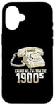 iPhone 16 funny slogan rotary phone saying Case