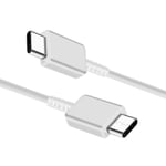 SAMSUNG Kabel Usb-c Till 60w Laddning Och Synkronisering 1,8m Original Samsung White