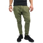 Nike M NSW Optic JGGR Pantalon pour Homme, Olive Canvas/HTR, L