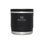 Stanley Adventure To-Go Food Jar 0.35L - Negro - 4 heures chaudes - 4 heures froides - Anti-fuite - Large bec verseur facile à nettoyer - Lavable au lave-vaisselle - Sans BPA