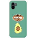 Coque Silicone Liquide Vert pour Xiaomi Redmi A1 Design Vegan Life Dessins