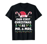 Couples Matching Christmas Our First Christmas as Mr and Mrs T-Shirt