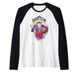 Batman Joker Arkham Asylum Gate Halloween Raglan Baseball Tee