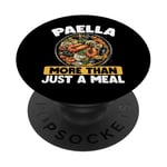 Paella More Than Just A Meal Paella espagnole aux fruits de mer PopSockets PopGrip Adhésif