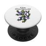 Clan McDonald Tartan Nom de famille écossais Scotland Pride PopSockets PopGrip Adhésif